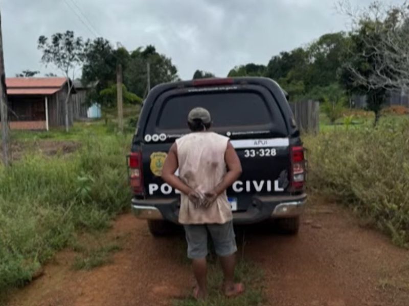 Homem é preso por esturar a própria filha de 13 anos e tentar matar a esposa no AM