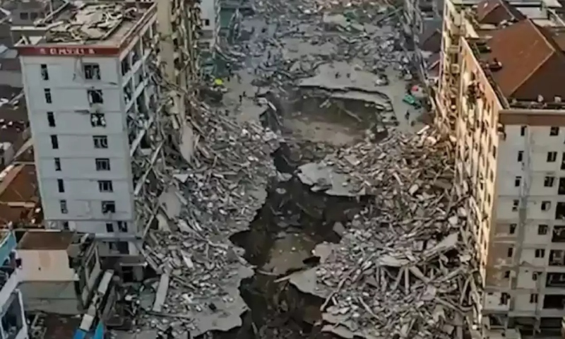 Número de vidas perdidas para o terremoto em Mianmar ultrapassa 2 mil