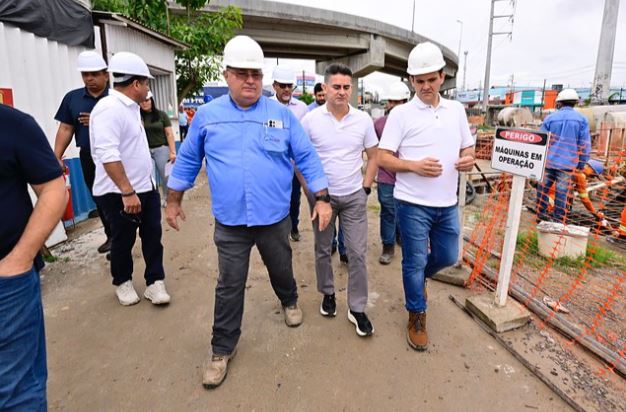 Obra do complexo viário Rei Pelé atinge 90% de execução