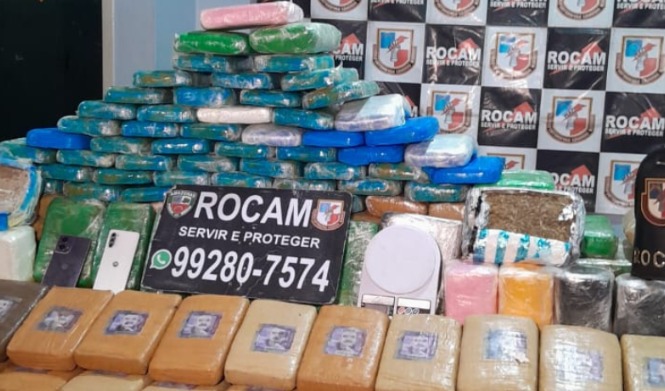 Rocam prende mulher com mais de 200 tabletes de drogas em Manaus