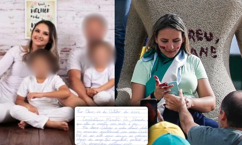 STF retira sigilo de carta da mulher condenada a 14 anos por usar batom para pichar estátua