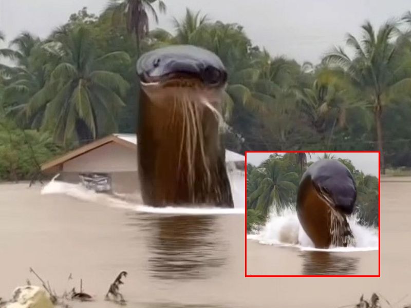 Suposta ‘cobra do apocalipse’ aparece em vídeo atacado ribeirinhos no Amazonas