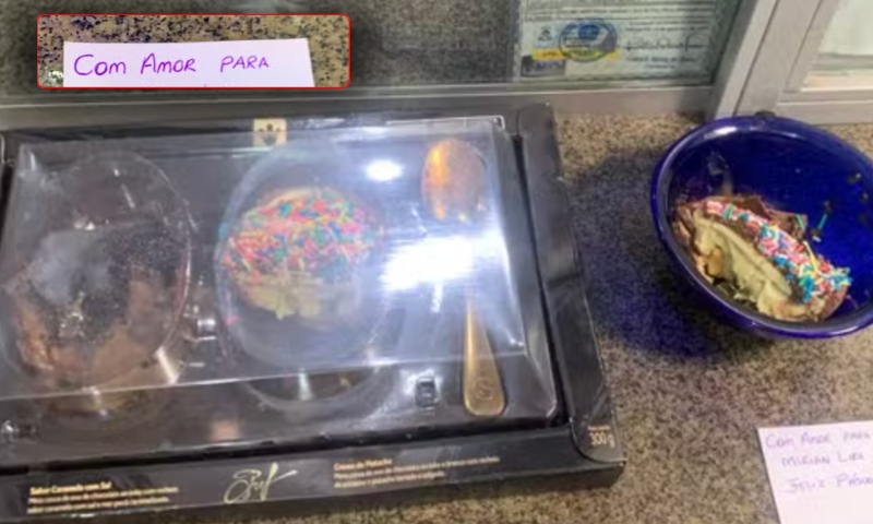 Criança morre após comer ovo de Páscoa entregue com bilhete misterioso; veja