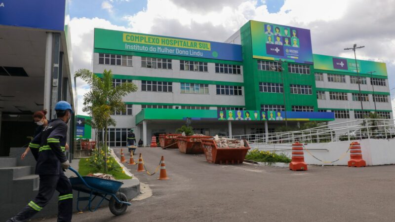 Governo do Amazonas avança com obras de revitalização do Complexo Hospitalar Sul