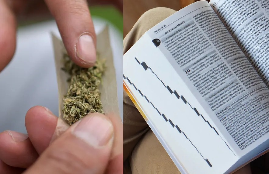 Homem é preso com maconha escondida em Bíblia