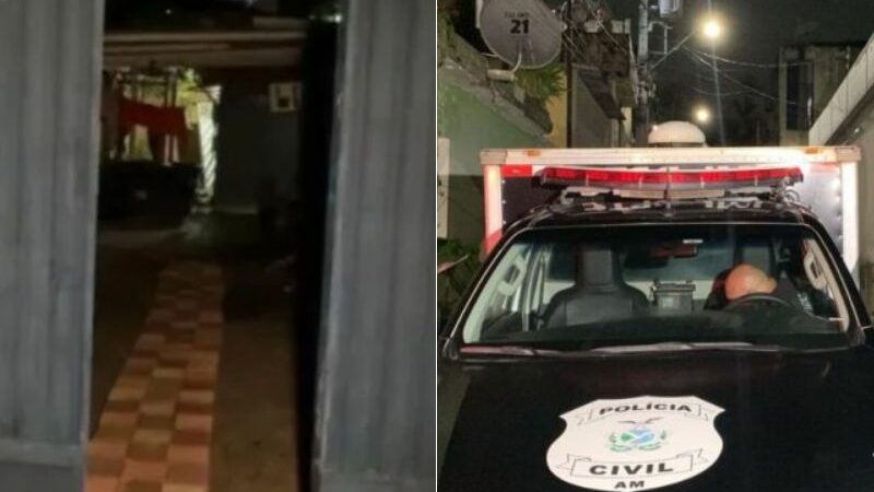 Mulher crava faca no coração do marido e foge em Manaus; veja vídeo