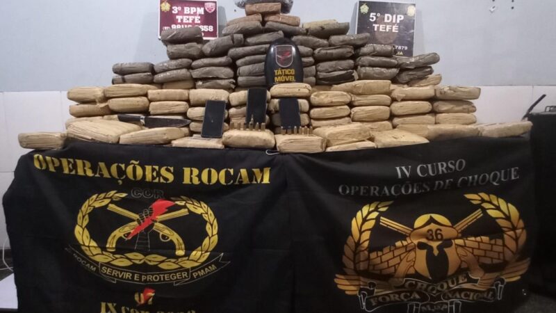 Quarteto é preso com 292 kg de maconha em Tefé