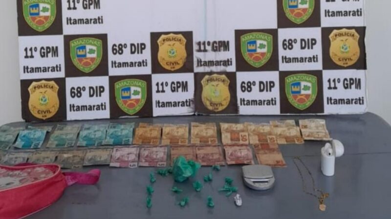 ‘Seu Zé’ e ‘Joaninha’ são presos com drogas e dinheiro em Itamarati