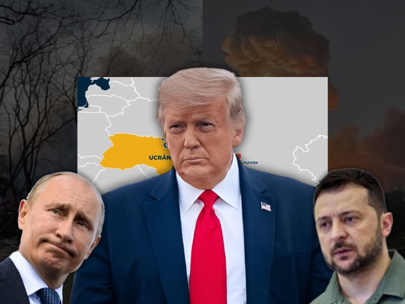 Trump ameaça abandonar negociações por cessar-fogo entre Rússia e Ucrânia