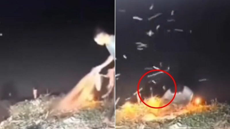 Vídeo assustador mostra pescador sendo atacado por ‘Nego d’Água’ no Amazonas