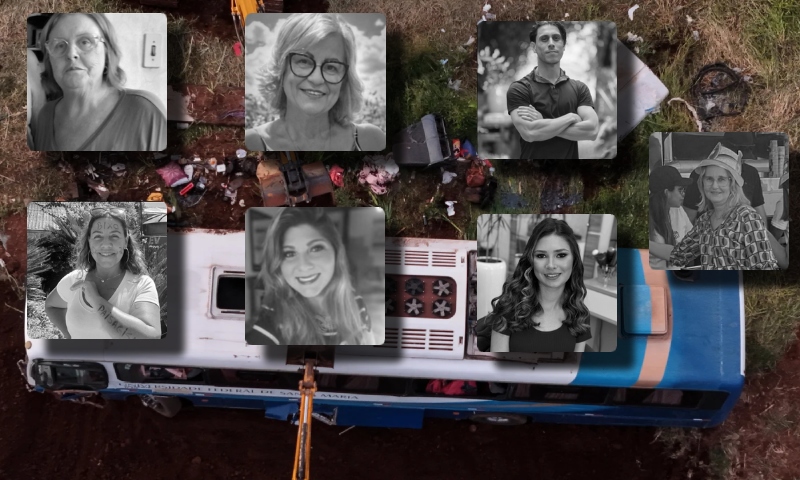 Acidente com ônibus universitário deixa 7 mortos no Rio Grande do Sul