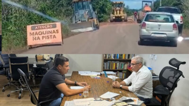 Prefeito Thomé Neto garante obras emergenciais na AM-254 após reunião com o Governo do Estado