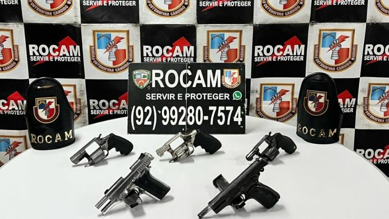 Adolescente guardava armas de fogo para traficante em Manaus