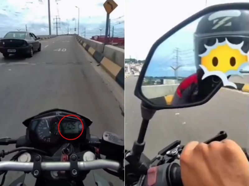 ‘Amostradinho’ faz vídeo subindo viaduto Rei Pelé a 107 km/h em Manaus