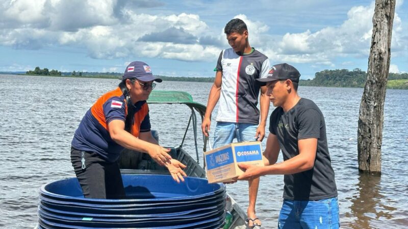 Cheia dos rios do Amazonas afetam 195 mil pessoas com 18 municípios em emergência