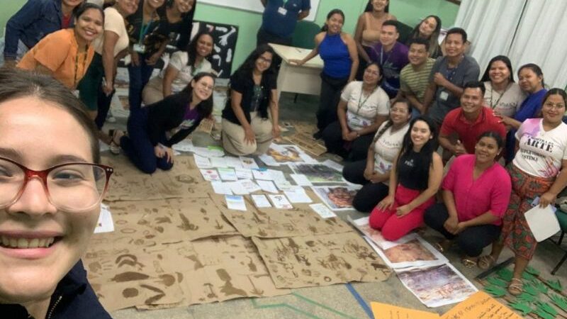 Curso de Pedagogia da UEA promove atividades sobre cultura indígena em escolas de Tabatinga