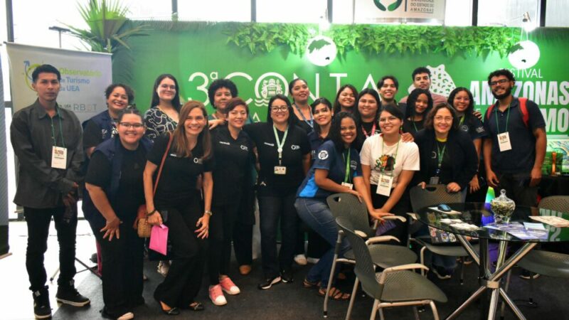 Curso de Turismo da UEA exibe projetos de extensão na 3ª Conta Amazonas e no 3º Festival Amazonas de Turismo