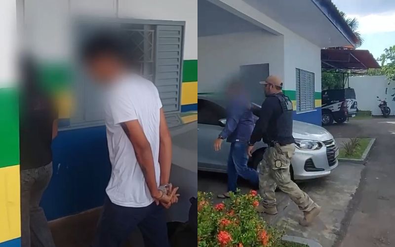 Dupla é presa em Coari suspeita de tentar matar avó e neto