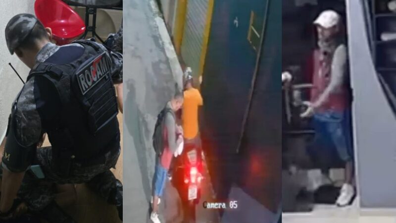 Dupla que fez arrastão em barbearia de Manaus é presa pela ROCAM em pousada