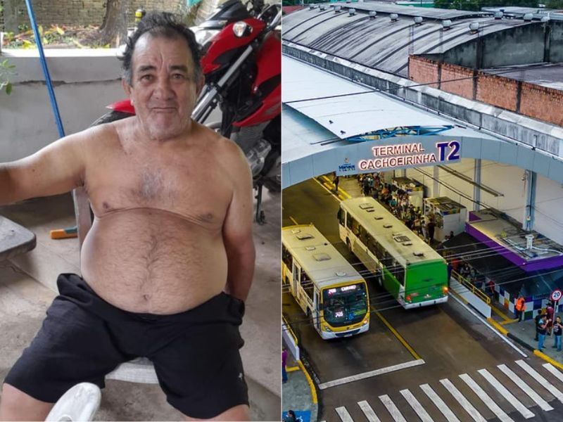 Idoso desaparece em Manaus após ser visto com casal desonhecido no T2