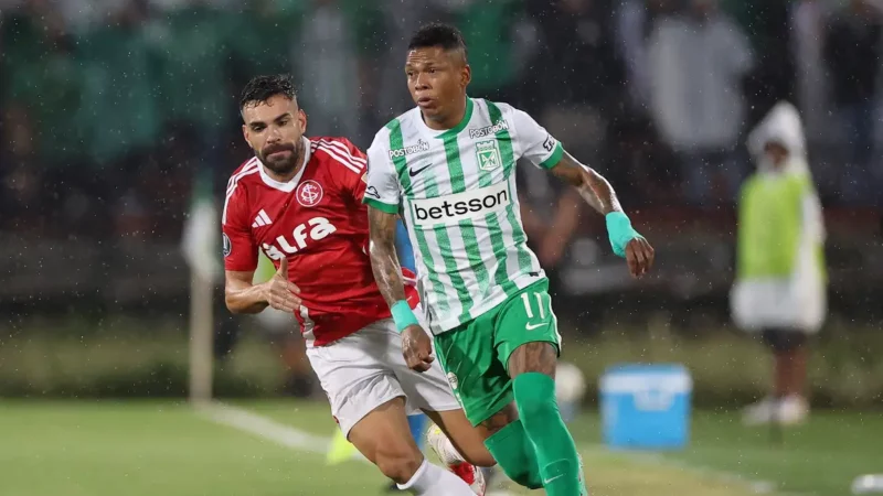 Inter é superado por 3 a 1 pelo Atlético Nacional na Libertadores