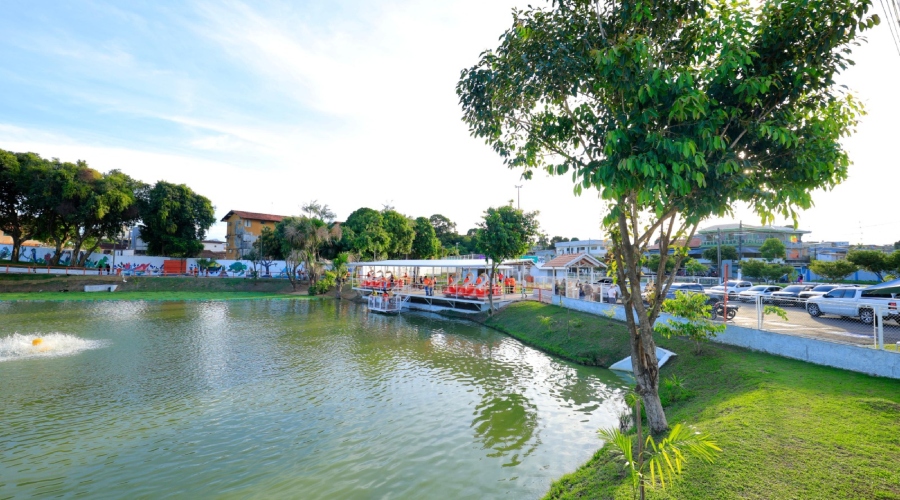 Manaus vai ganhar primeiro pedalinho público em lagoa na Compensa