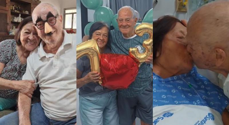 “Unidos até o fim”; casal morre no mesmo dia após 74 anos de casamento