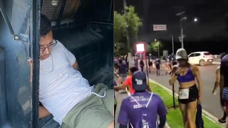 Vídeos chocantes mostram o atropelamento em massa na Ponta Negra