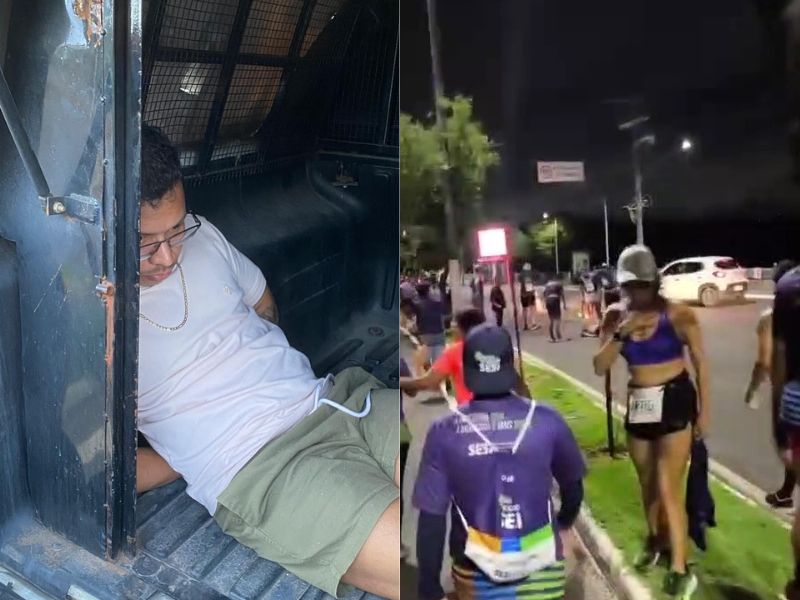 Vídeos chocantes mostram o atropelamento em massa na Ponta Negra