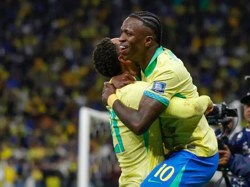 Com gol de Vini, Brasil vence Paraguai e se classifica para Copa do Mundo