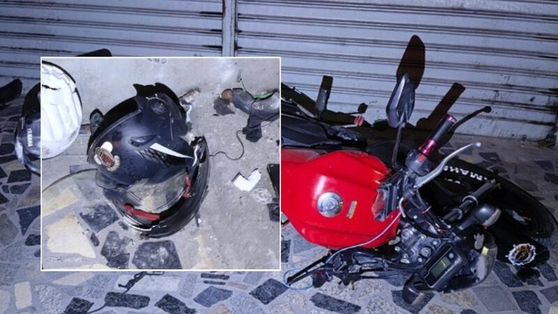 Jovem motociclista morre ao colidir com muro em Manaus