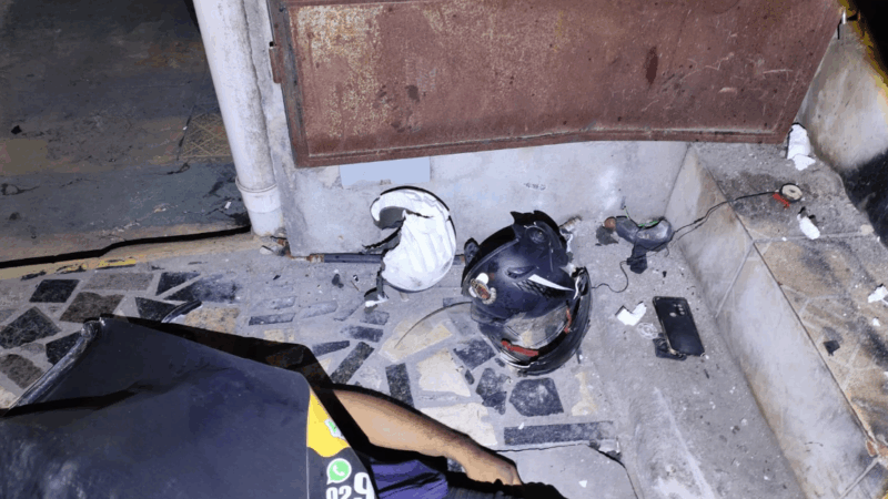 Jovem motociclista morre ao colidir com muro em Manaus