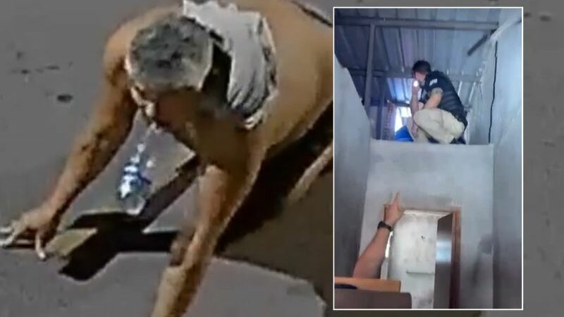 Vídeo mostra queda de ‘Velho da Lancha’ ao esconder arma que usou para matar casal em Manaus