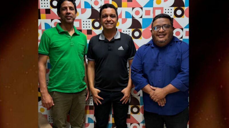 Adenilson Reis visita nova sede da BDC TV em Autazes, que será inaugurada em agosto