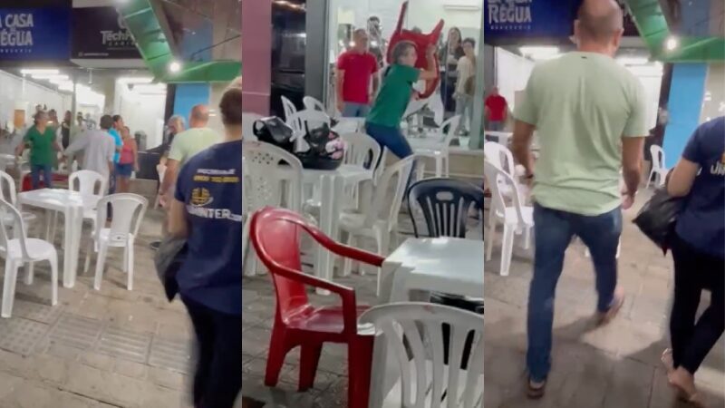 ‘Professoras galerosas’ agridem dona de lanche em praça pública