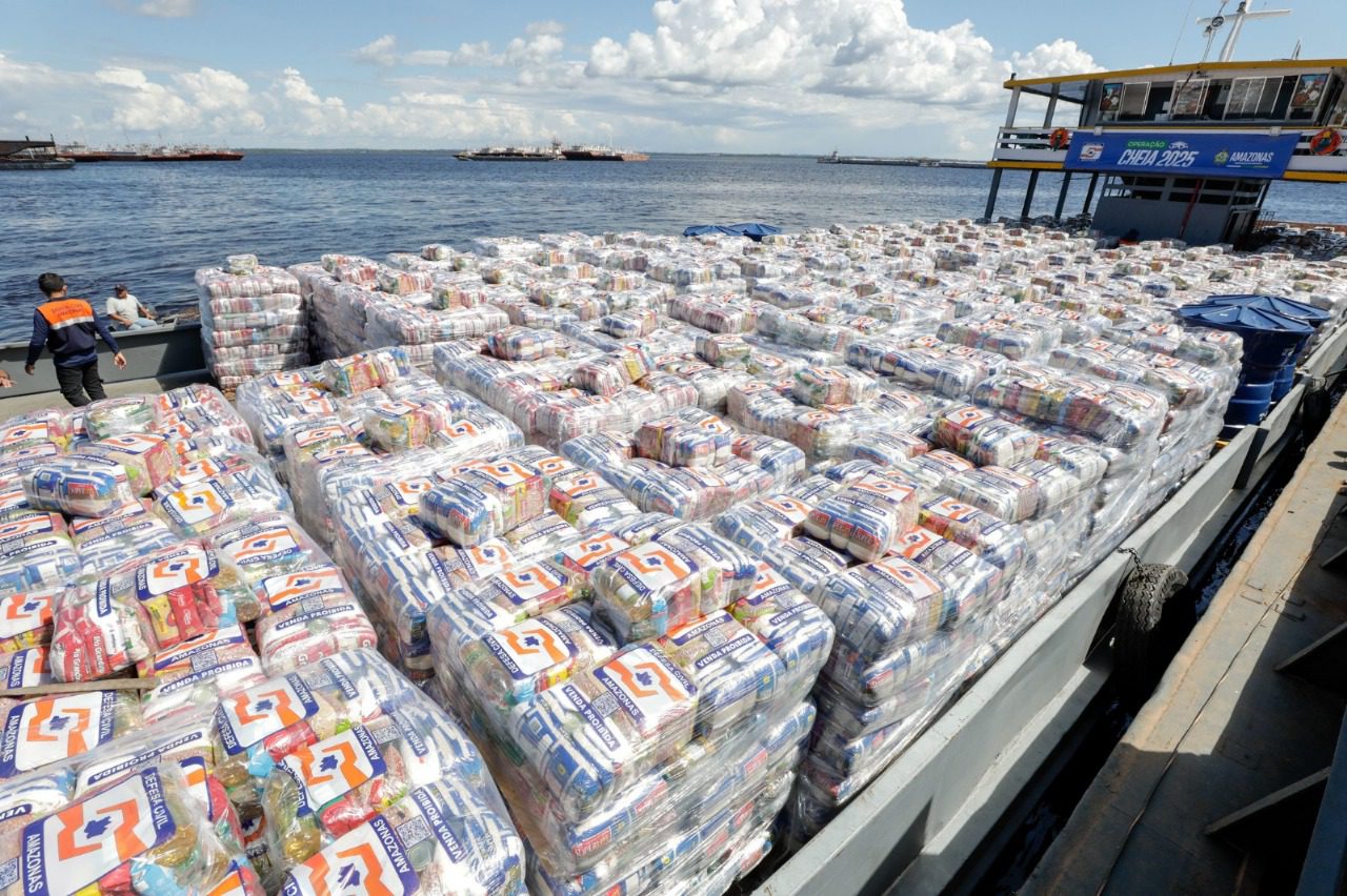 Governo do Amazonas divulga boletim sobre a cheia no estado, nesta quarta-feira