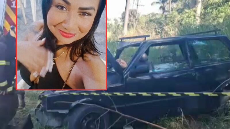 Condutor do carro teria dormido no volante em grave acidente que matou mulher, diz delegado