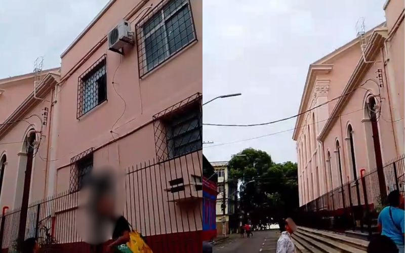 Homem morre perfurado ao cair na grade da Igreja dos Remédios