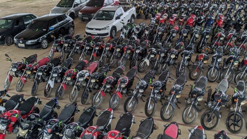 Leilão do Detran com 305 veículos ocorre na segunda-feira (28)