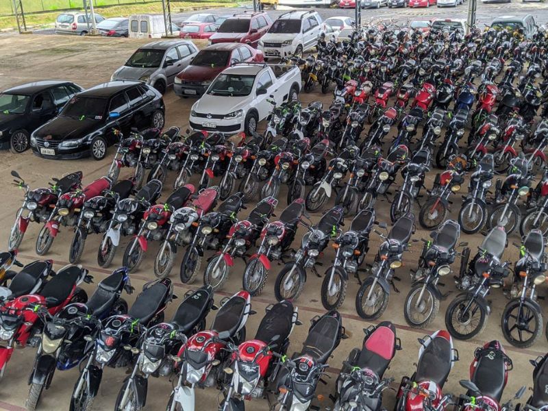 Leilão do Detran com 305 veículos ocorre na segunda-feira (28)