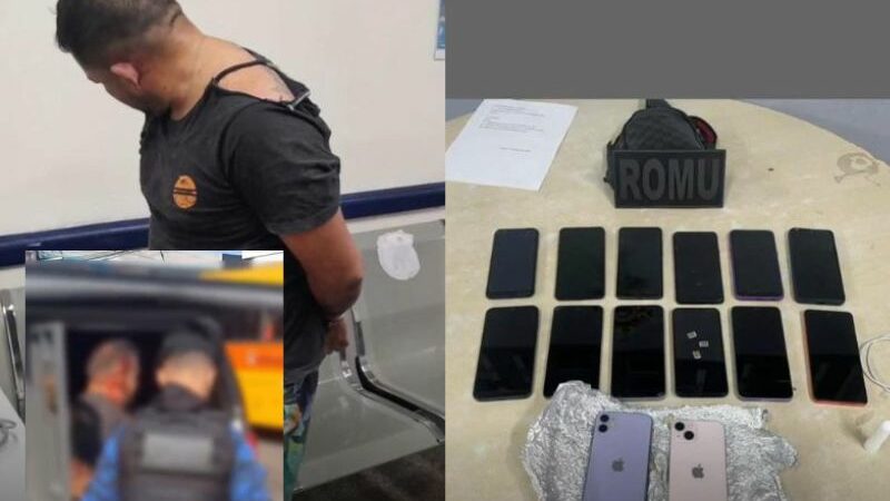 Moradores agridem suspeito de furtar celulares em Manaus