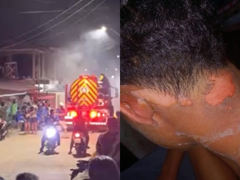 Moradores de Jutaí incendeiam casa de mulher acusada de jogar água quente em criança