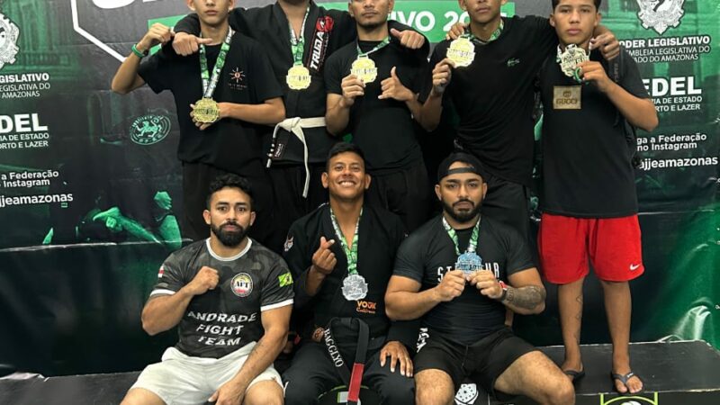 Delegação de Nova Olinda do Norte Conquista Nove Medalhas e Aproveitamento de 100% em Grand Slam de Jiu-Jitsu