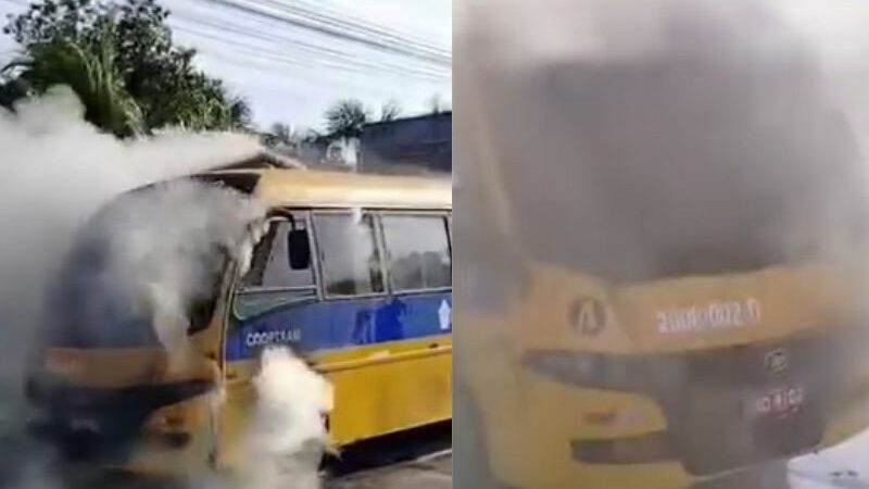 Pane elétrica provoca incêndio em “amarelinho” no Viver Melhor I