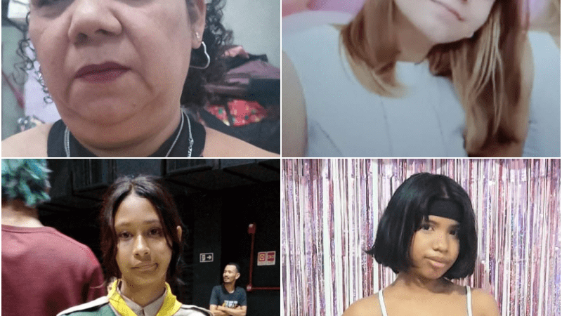 Polícia Civil divulga imagens de quatro pessoas desaparecidas em Manaus