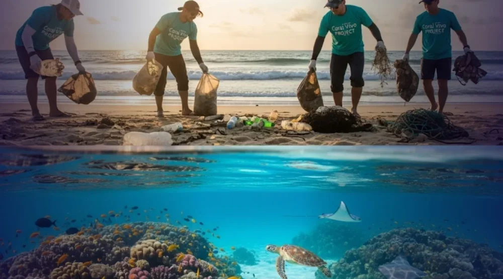 Projeto Coral Vivo promove mutirões em quatro estados para o Dia Mundial da Limpeza