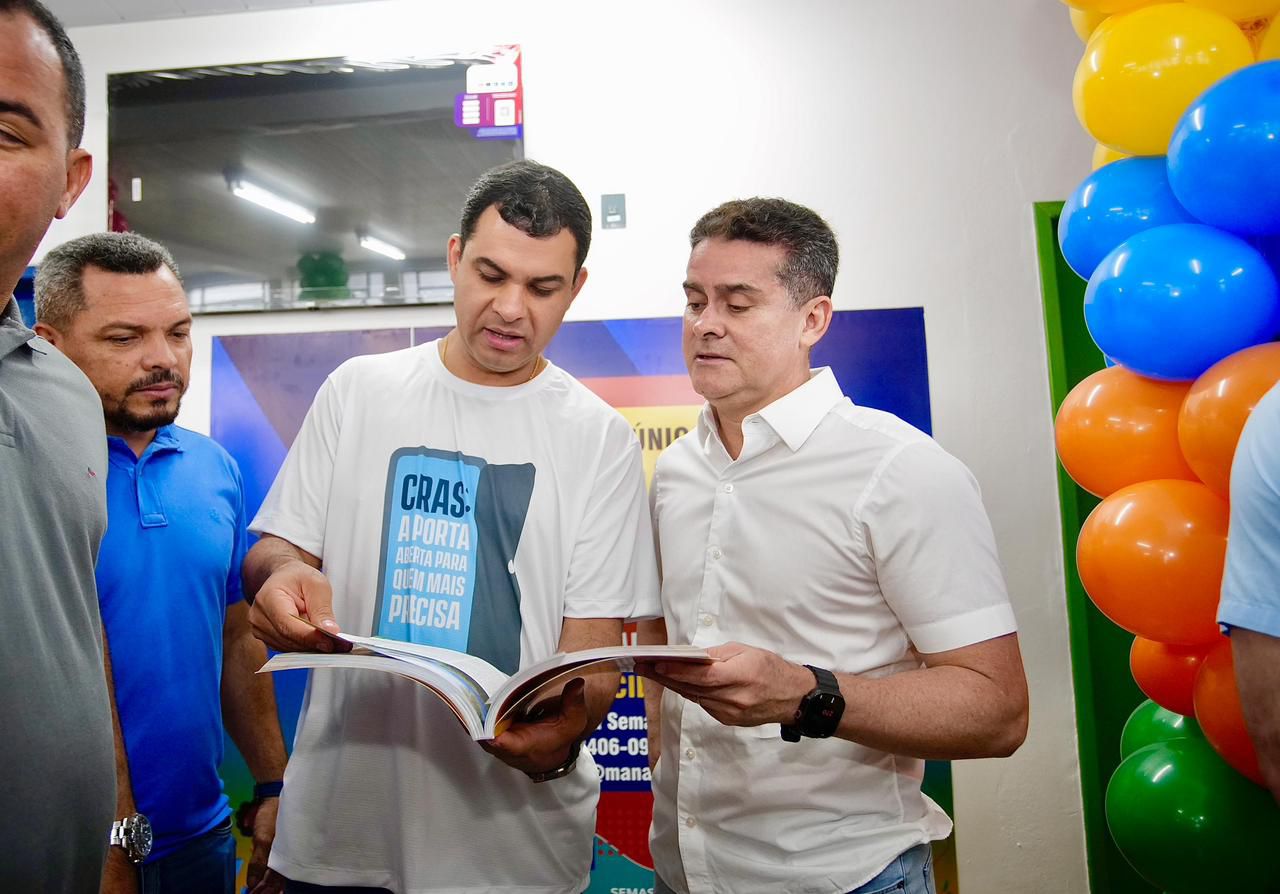 Saullo Vianna entrega maior CRAS de Manaus, com a presença do Ministro dos Portos e Aeroportos