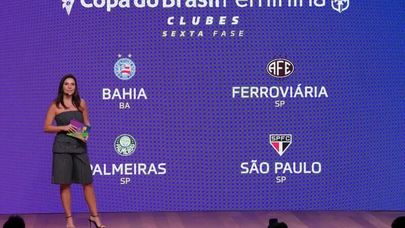 CBF sorteia confrontos das semifinais da Copa do Brasil Feminina