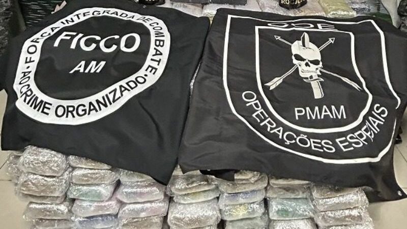 Casal é preso com mais de meia tonelada de drogas em Manaus