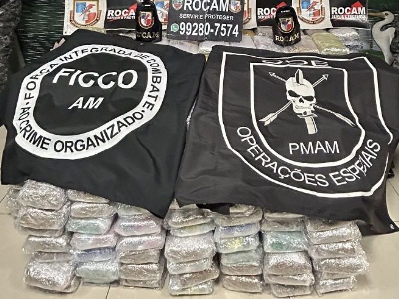 Casal é preso com mais de meia tonelada de drogas em Manaus